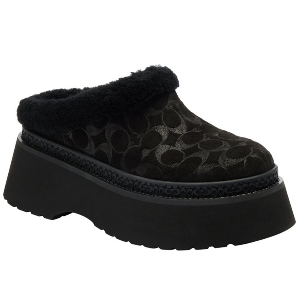 Coach Black Cecilia Slip-On Flats - Picture 2 of 7